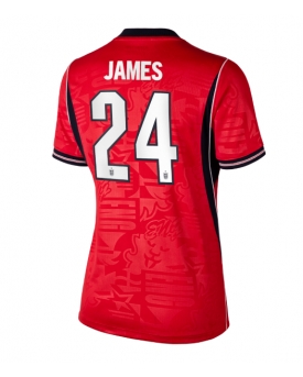 Billige Fotballdrakt England Reece James #24 Replika Bortedrakt Dame VM 2026 Kortermet Billige Fotballdrakt England Reece James #24 Replika Bortedrakt Dame VM 2026 Kortermet